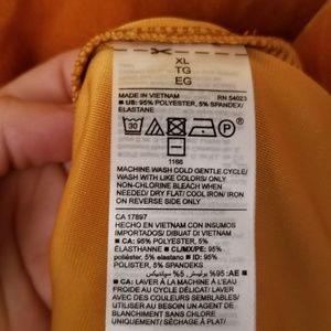 Old Navy Tops - Mustard Velvet Tee Old Navy Tops - Mustard Velvet Tee